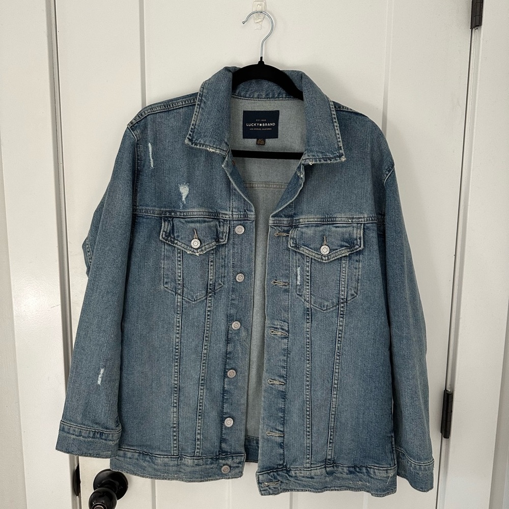 Lucky Brand Oversized Jean Jacket - Size Small